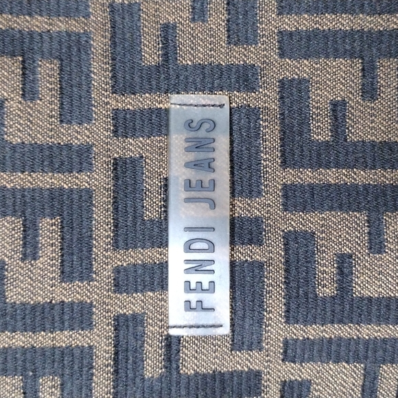 Vintage RARE 90s Fendi Jeans Monogram Dress - Picture 5 of 16